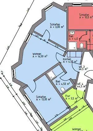 In Der Jahnallee 20 Waldplatzpalais Lägenhet