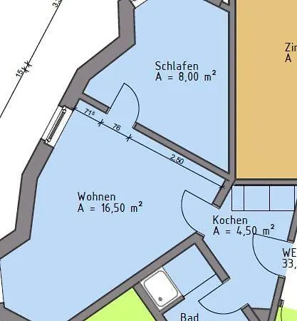 In Der Jahnallee 20 Waldplatzpalais Daire